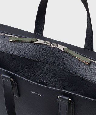 Paul Smith シグネチャーストライププラー ブリーフケース ネイビー