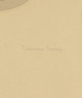 Feroux 【セットアイテム】裏毛プルオーバー×ランダムプリーツ スカート ベージュ系