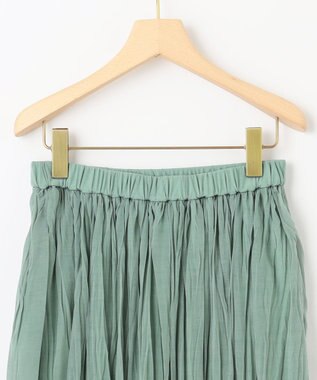 組曲 S 【WEB限定】エスパンディシアープリーツスカート ミント系