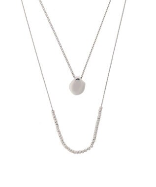 AMERICAN HOLIC メタルトップ＆ボールスライドチェーンＳＥＴネックレス