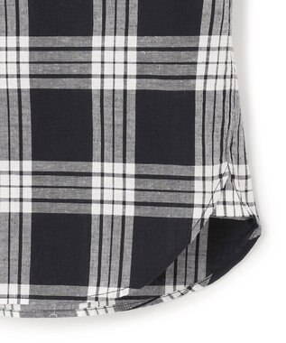 J.PRESS YORK STREET 【UNISEX】マドラスチェック ボタンダウンシャツ ブラック系4