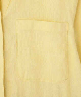 YECCA VECCA フレンチリネンドロストワンピース Yellow