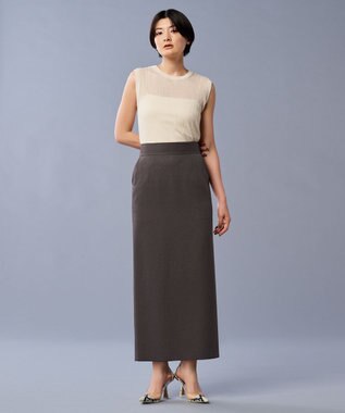 uncrave シアー リブ ノースリーブ ニット（uncrave STANDARD） ベージュ