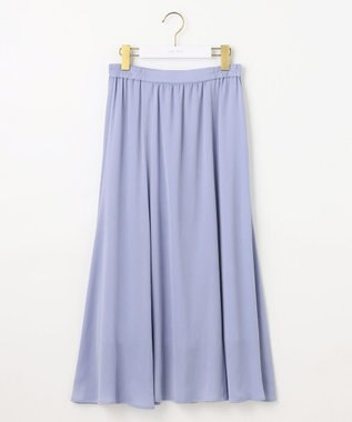 【撥水】サテンナローフレア スカート