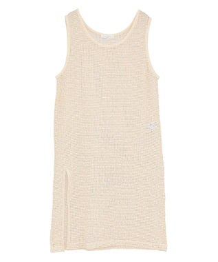 Green Parks メッシュロングベスト Light Beige