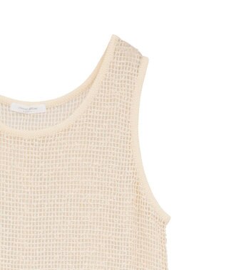 Green Parks メッシュロングベスト Light Beige