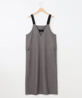 SHARE PARK LADIES TRストレッチジャンスカ ライトグレー系