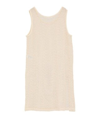 Green Parks メッシュロングベスト Light Beige