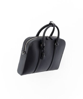 JOSEPH HOMME シンセティックシュリンクレザー  ブリーフバッグ ブラック系