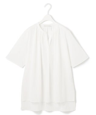 ICB L 【洗える】 サラドラトリコット カットソー オフホワイト系