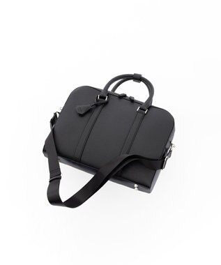 JOSEPH HOMME シンセティックシュリンクレザー  ブリーフバッグ ブラック系