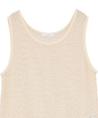 Green Parks メッシュロングベスト Light Beige