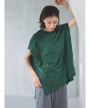 Green Parks Ｂ．サイド刺繍カットプルオーバー