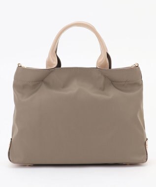 LA BAGAGERIE ツイルナイロン×エナメル 2WAYトートバッグ Sサイズ