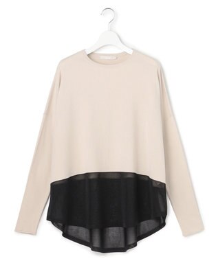 ICB L 【先行予約】 ヴィスコースワイド シアーコンビプルオーバー