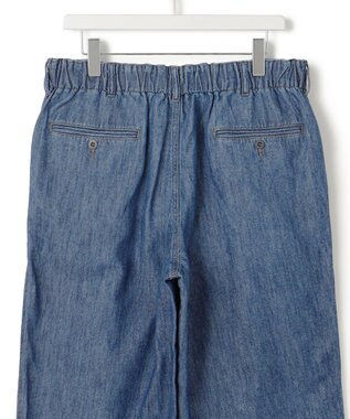 J.PRESS YORK STREET 【UNISEX】ワイドデニムパンツ サックスブルー系