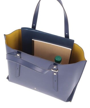 CLATHAS モス トートバッグ（ポシェット付き） ダークブルー