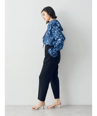 YECCA VECCA タックテーパードパンツ② Black