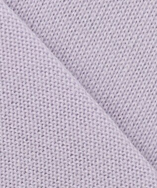 23区 【洗える】ウールブレンド タートルネック ニット ライラック系