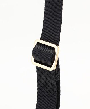 LA BAGAGERIE ツイルナイロン×エナメル 2WAYトートバッグ Sサイズ ブラック