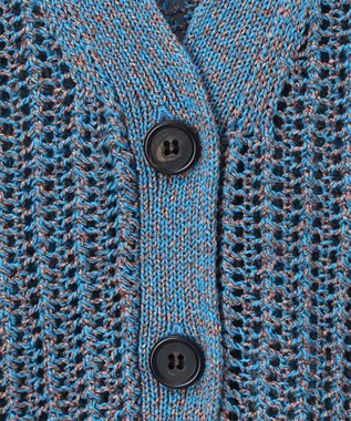 Paul Smith ラメミックス ニットカーディガン ターコイズ