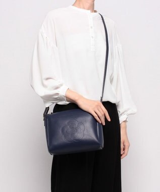 CLATHAS モス トートバッグ（ポシェット付き） ダークブルー