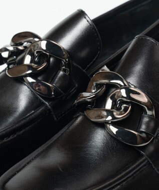 BONTRE 【BONTRE/ボントレ】厚底チェーンローファー/20851-US ブラック