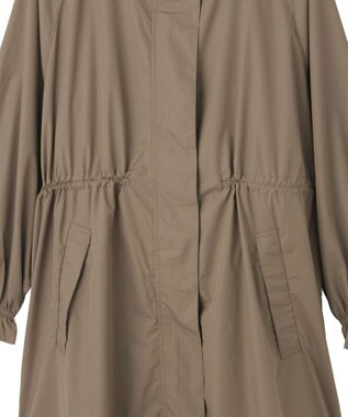 MOONBAT 【撥水】LIGNAGGIO ウエストギャザーフードコート モカブラウン