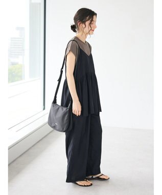CRAFT STANDARD BOUTIQUE レーヨンワイドパンツ Black