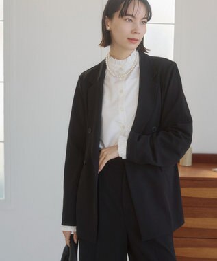 WEGO 【ANGIE VINTAGE】ダブルブレストジャケット ブラック