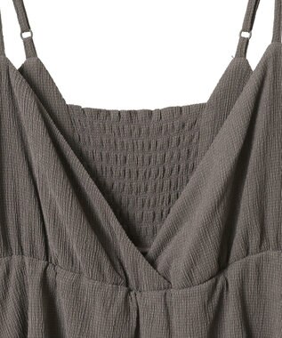 earth music&ecology ペプラムロンパース Mocha