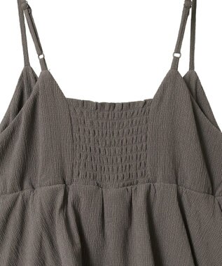 earth music&ecology ペプラムロンパース Mocha