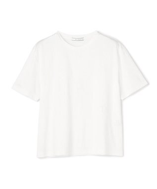 BEIGE， COOKE / オリジナルロゴ刺繍Tシャツ Off White