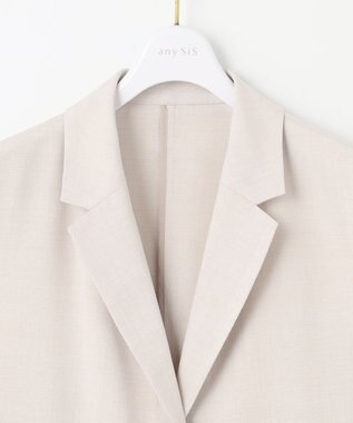 ANY SIS 【UVカット・接触冷感】ドライタッチクール ジレ アイボリーベージュ