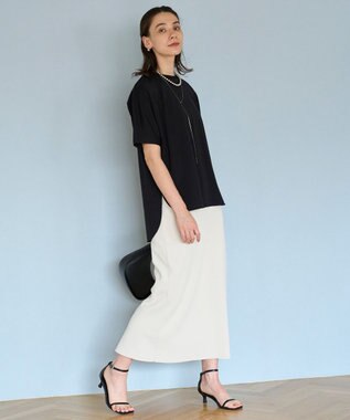 UNFILO BEAUTY FORM-T フォルムTシャツ ブラック