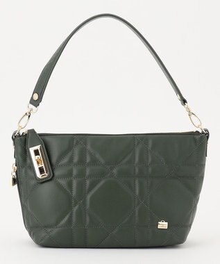 LA BAGAGERIE シープキルティング　2WAYショルダー ダークグリーン