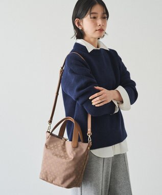 russet ナイロンジャガード2WAYミニトートバッグ(SF-260)