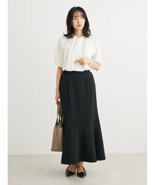 Green Parks カットＪＱマーメイドスカート Black