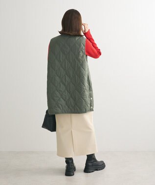 Green Parks キルティングＺＩＰベスト Khaki