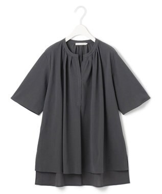 ICB L 【洗える】 サラドラトリコット カットソー チャコール系