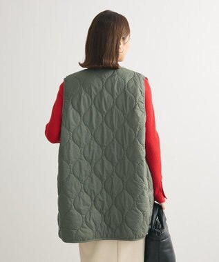 Green Parks キルティングＺＩＰベスト Khaki