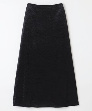 NAVE 【ReNAVE】クラッシュベロア スカート ブラック系