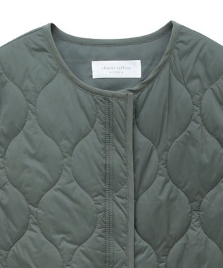 Green Parks キルティングＺＩＰベスト Khaki