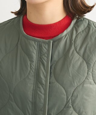 Green Parks キルティングＺＩＰベスト Khaki