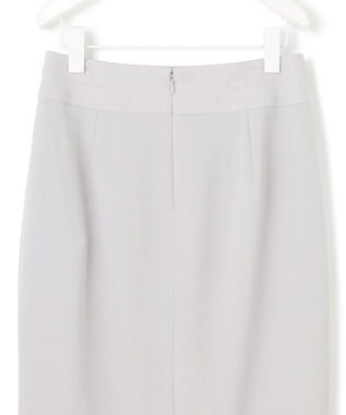 ICB 【接触冷感・速乾・防シワ・洗える】 レーヨンライクトロ タイトスカート ライトグレー系