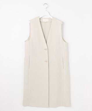 【セットアップ対応・UVカット・接触冷感・洗える】ライトストレッチ ジレ