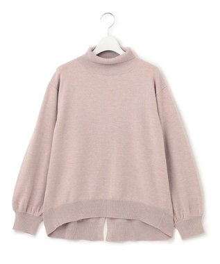 J.PRESS YORK STREET 【WOMEN】ロールネックプルオーバー ピンク系