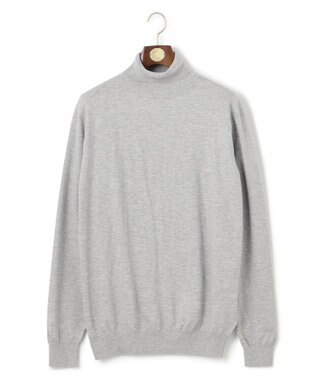 J.PRESS MEN 【FLEX YARN】タートルネック ライトグレー系