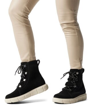 SOREL ソレルエクスプローラー3 ジョアンウォータープルーフ Black, Chalk