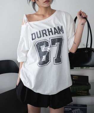 WEGO ２WAYグラフィックワンショルBIGT ホワイト